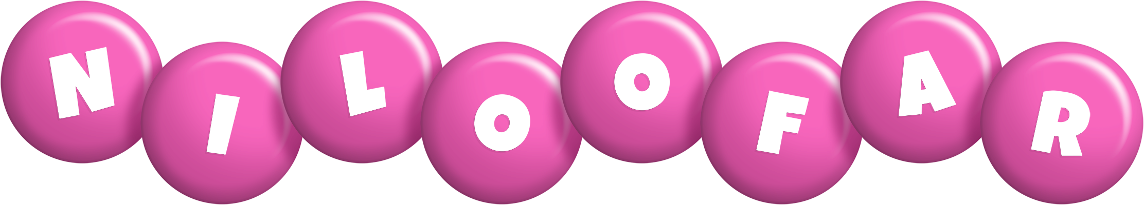 Niloofar candy-pink logo
