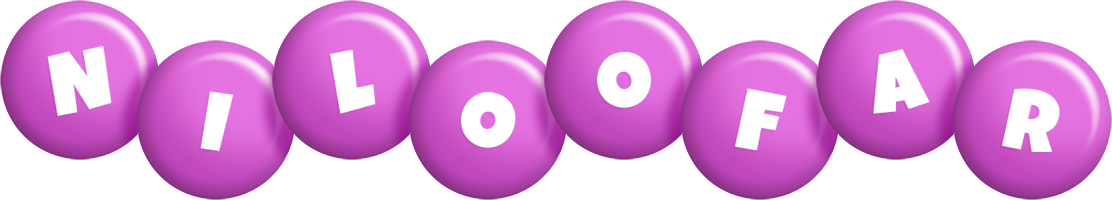 Niloofar candy-purple logo