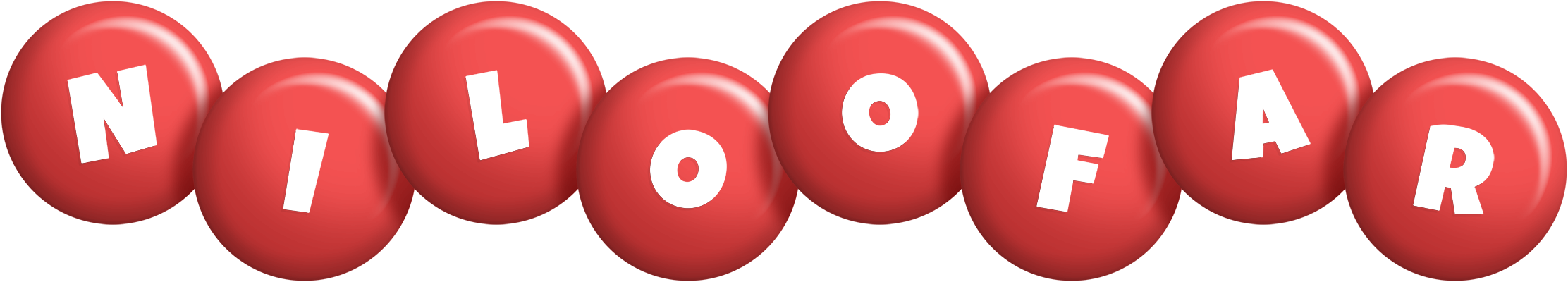 Niloofar candy-red logo
