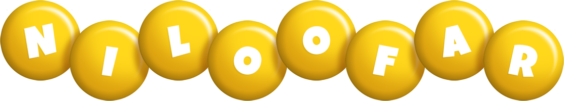 Niloofar candy-yellow logo