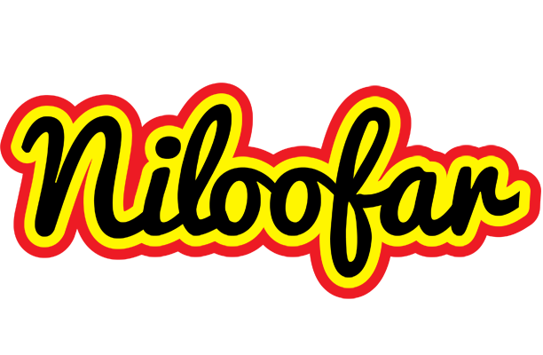 Niloofar flaming logo