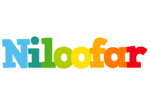 Niloofar rainbows logo