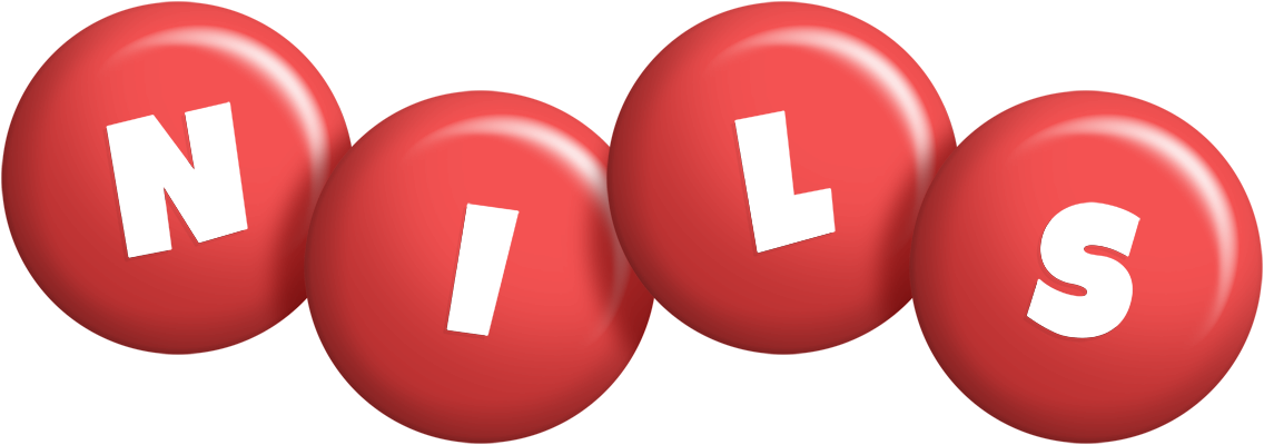 Nils candy-red logo