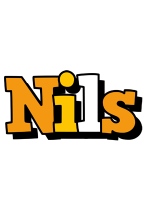Nils cartoon logo