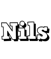 Nils snowing logo