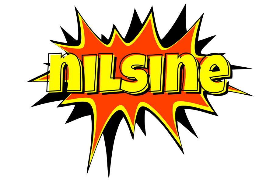Nilsine bazinga logo