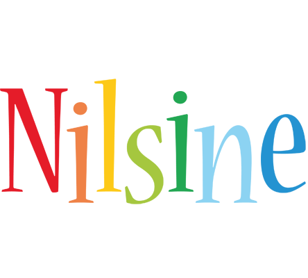 Nilsine birthday logo