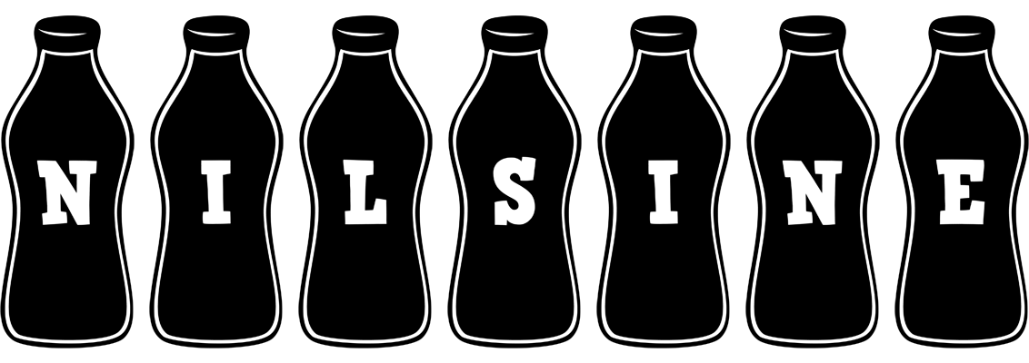 Nilsine bottle logo