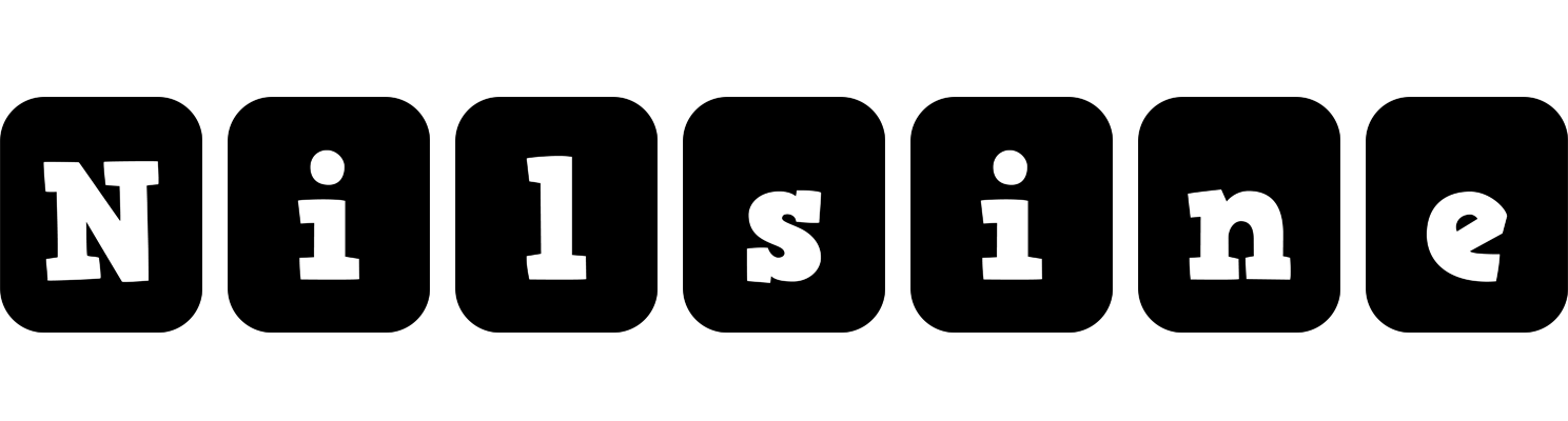 Nilsine box logo