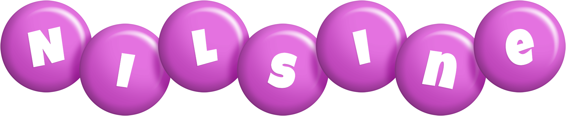 Nilsine candy-purple logo