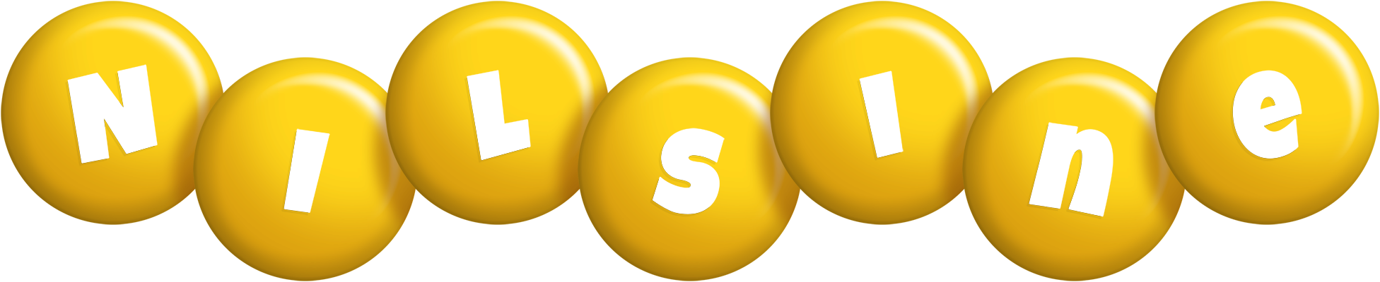 Nilsine candy-yellow logo