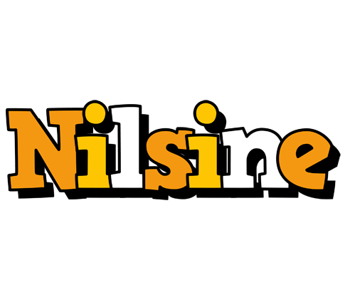 Nilsine cartoon logo