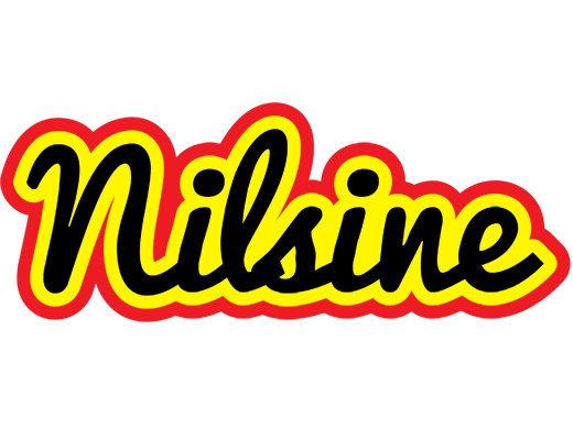 Nilsine flaming logo
