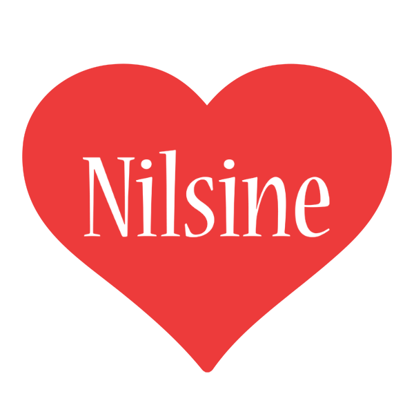 Nilsine love logo