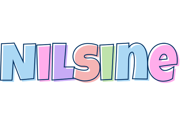 Nilsine pastel logo