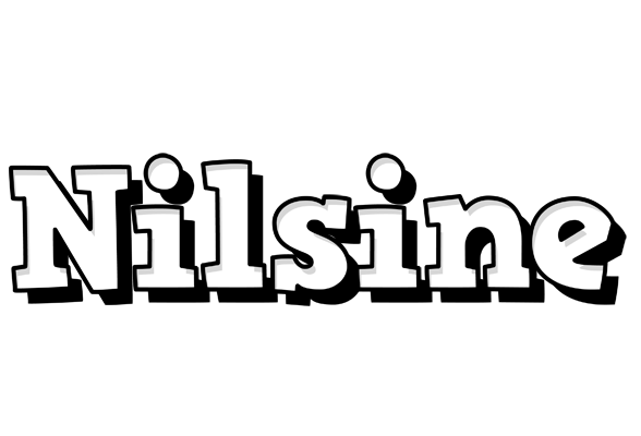 Nilsine snowing logo