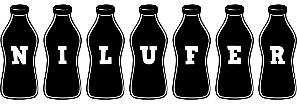 Nilufer bottle logo