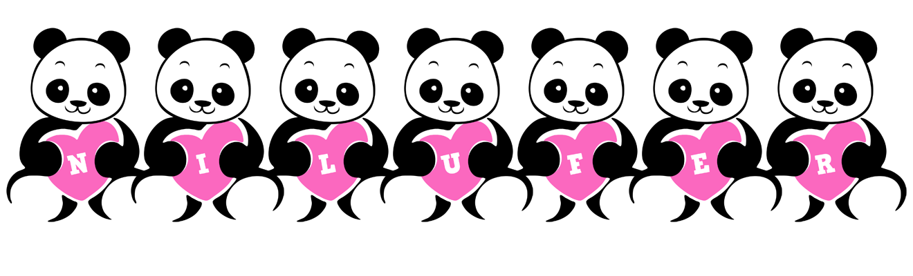 Nilufer love-panda logo