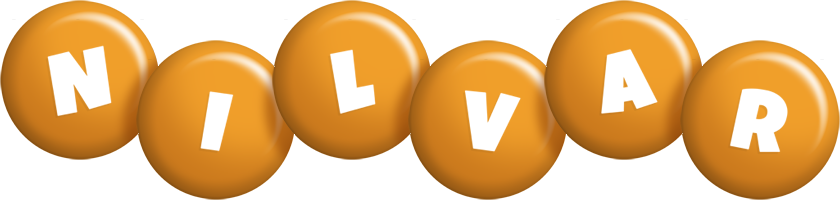 Nilvar candy-orange logo