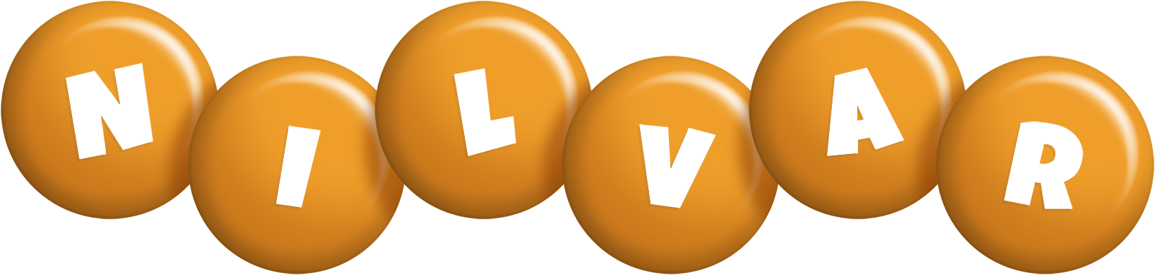 Nilvar candy-orange logo
