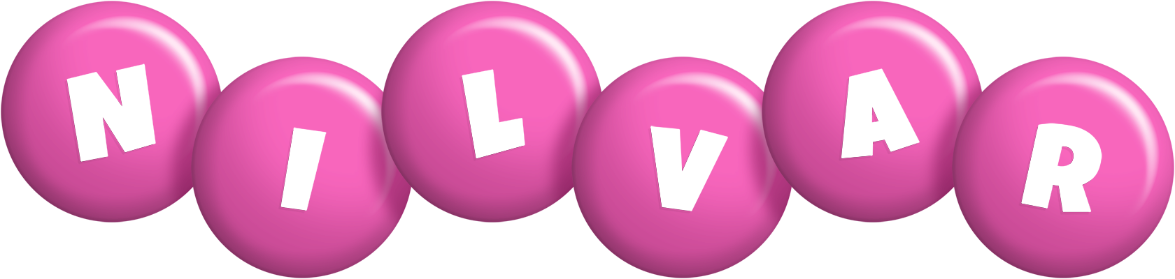 Nilvar candy-pink logo