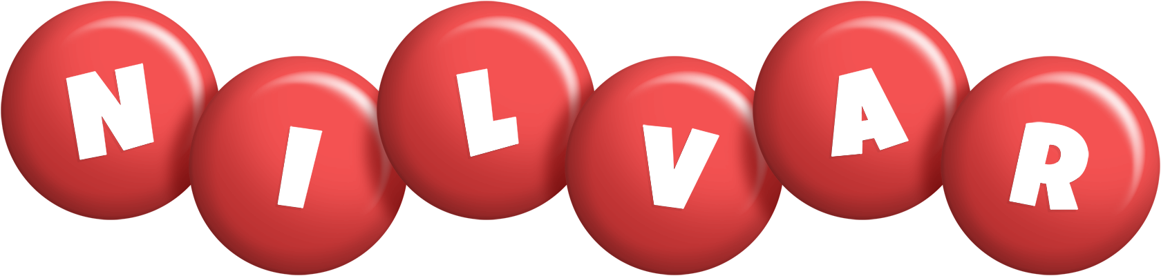 Nilvar candy-red logo