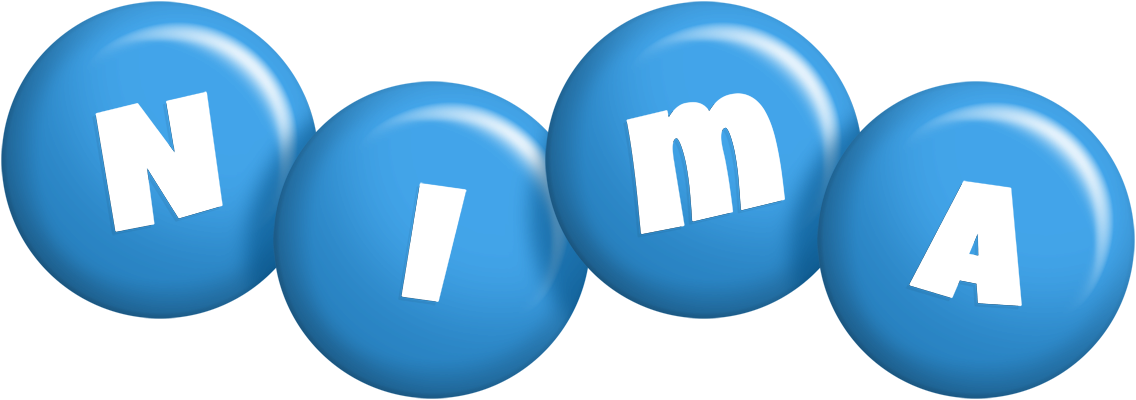 Nima candy-blue logo