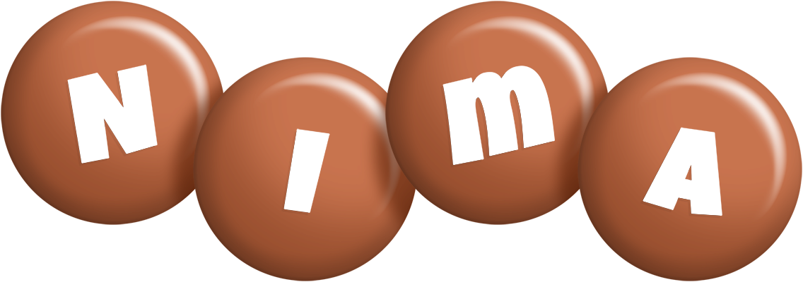 Nima candy-brown logo