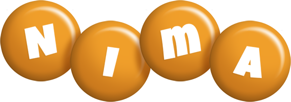 Nima candy-orange logo