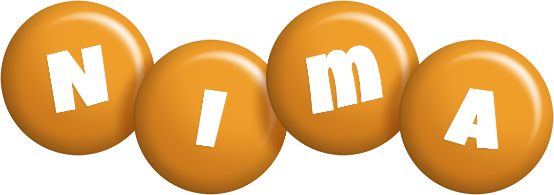 Nima candy-orange logo