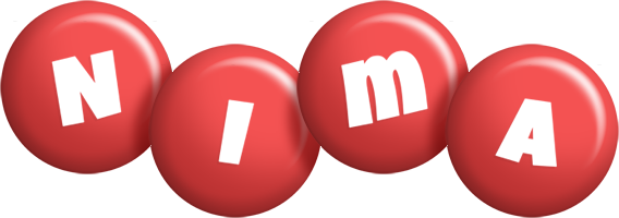 Nima candy-red logo