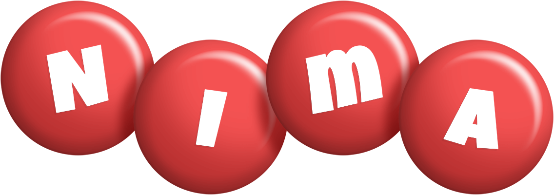Nima candy-red logo