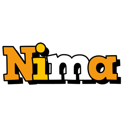 Nima cartoon logo