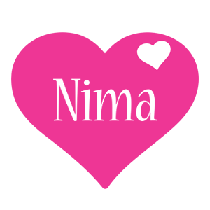 Nima love-heart logo