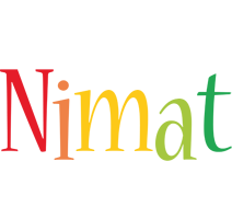 Nimat birthday logo