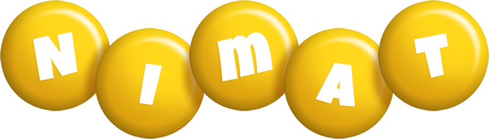 Nimat candy-yellow logo