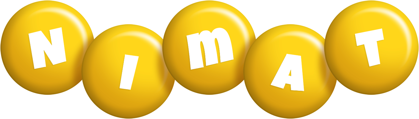 Nimat candy-yellow logo