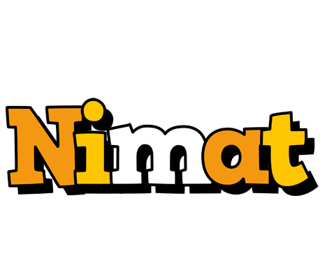 Nimat cartoon logo