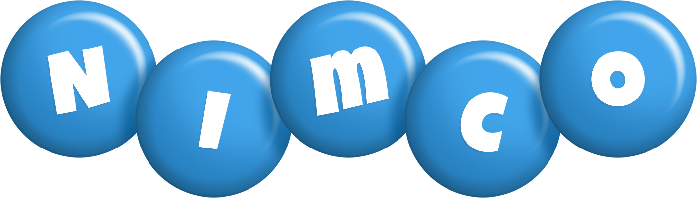 Nimco candy-blue logo