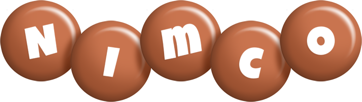 Nimco candy-brown logo