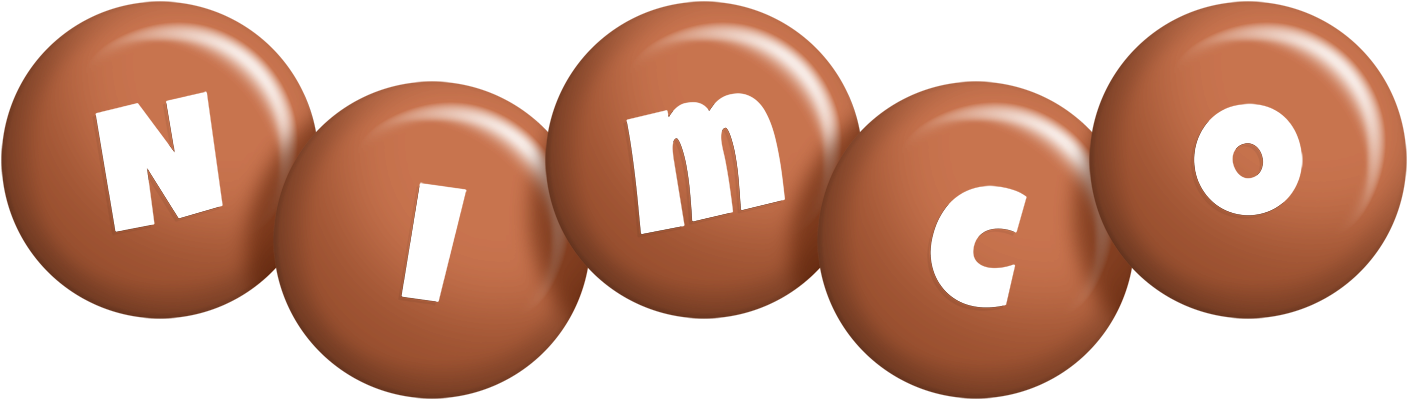 Nimco candy-brown logo