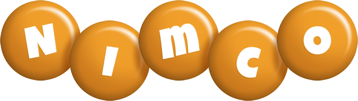 Nimco candy-orange logo