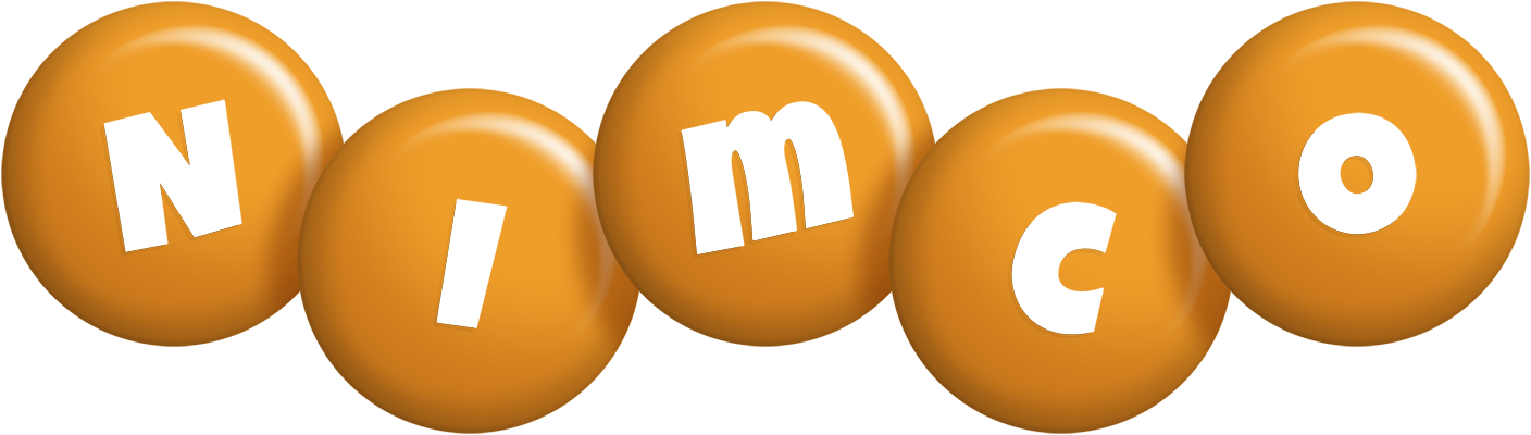 Nimco candy-orange logo