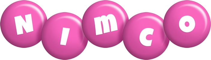 Nimco candy-pink logo