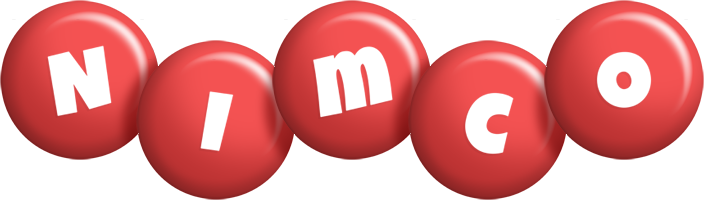 Nimco candy-red logo