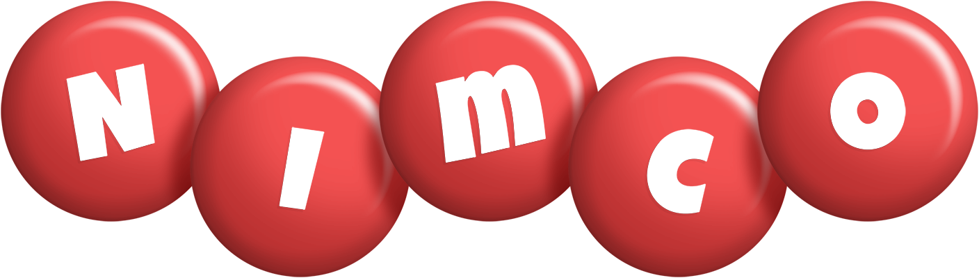 Nimco candy-red logo