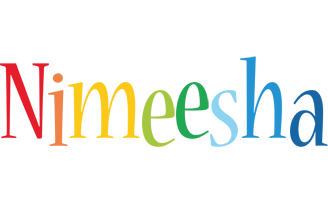 Nimeesha birthday logo