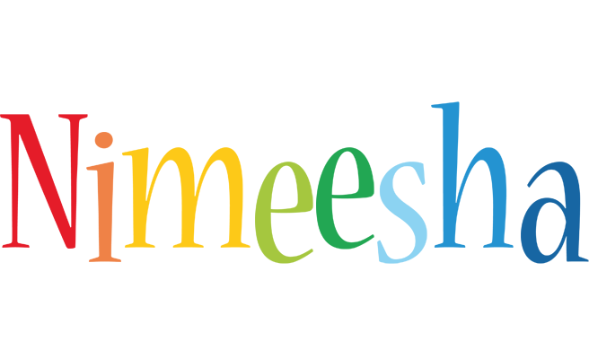 Nimeesha birthday logo