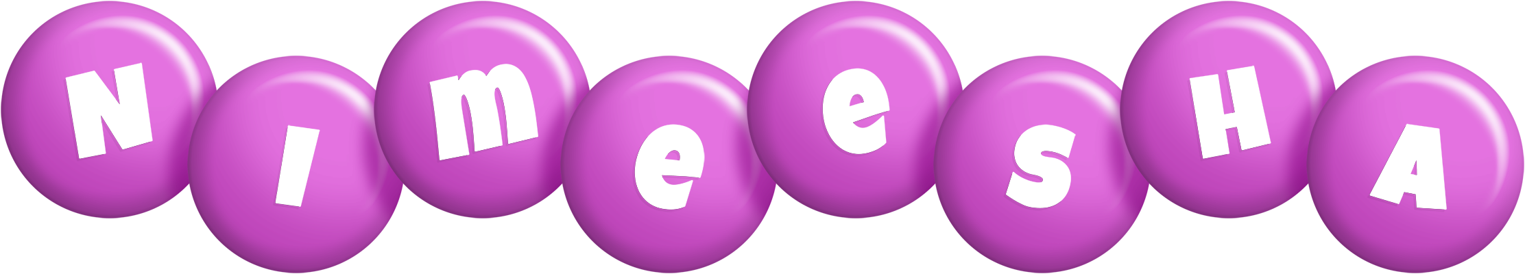 Nimeesha candy-purple logo