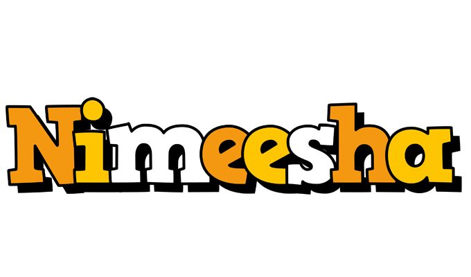 Nimeesha cartoon logo